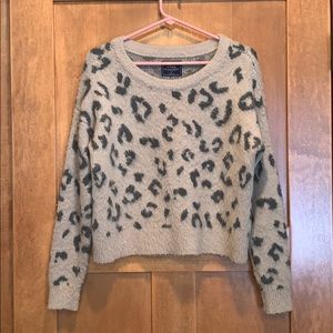 A&F Cheetah Print Sweater